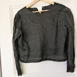 Vintage Italian Semi Sheer Top